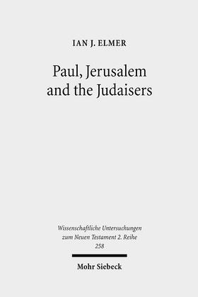 Elmer |  Paul, Jerusalem and the Judaisers | Buch |  Sack Fachmedien