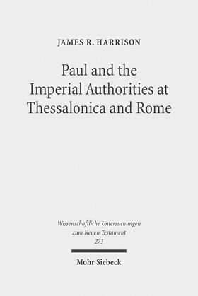 Harrison |  Paul and the Imperial Authorities at Thessalonica and Rome | Buch |  Sack Fachmedien
