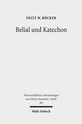 Röcker |  Belial und Katechon | Buch |  Sack Fachmedien