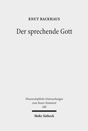 Backhaus |  Der sprechende Gott | Buch |  Sack Fachmedien