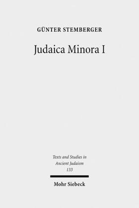 Stemberger |  Judaica Minora | Buch |  Sack Fachmedien