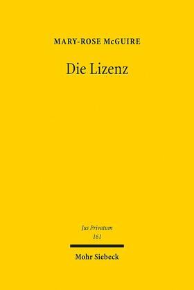 McGuire |  Die Lizenz | Buch |  Sack Fachmedien