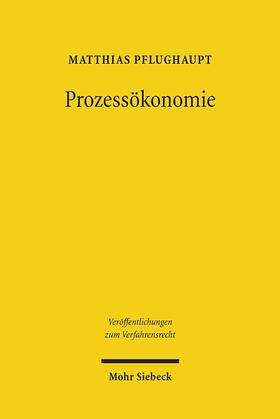 Pflughaupt |  Prozessökonomie | Buch |  Sack Fachmedien