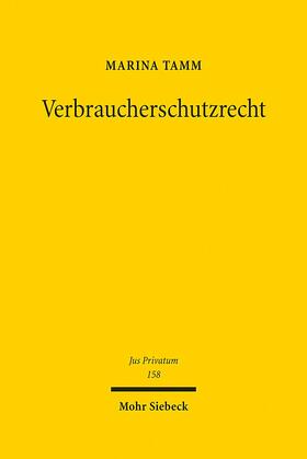 Tamm |  Verbraucherschutzrecht | Buch |  Sack Fachmedien