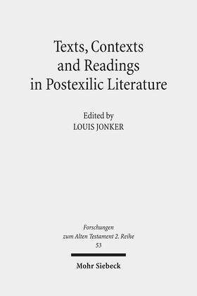 Jonker |  Texts, Contexts and Readings in Postexilic Literature | Buch |  Sack Fachmedien
