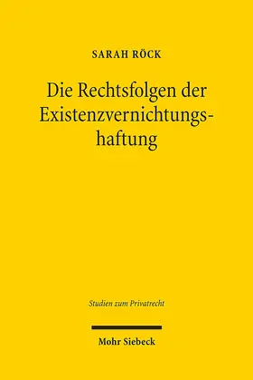 Röck |  Die Rechtsfolgen der Existenzvernichtungshaftung | Buch |  Sack Fachmedien