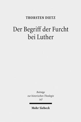 Dietz |  Der Begriff der Furcht bei Luther | eBook | Sack Fachmedien