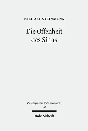 Steinmann | Die Offenheit des Sinns | E-Book | sack.de