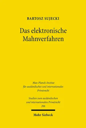 Sujecki |  Das elektronische Mahnverfahren | eBook | Sack Fachmedien