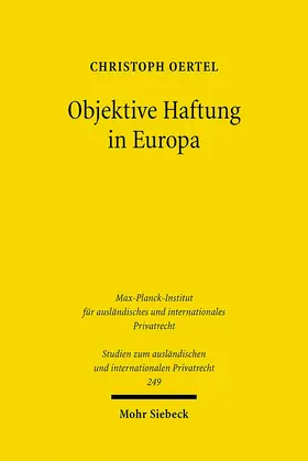 Oertel | Objektive Haftung in Europa | E-Book | sack.de