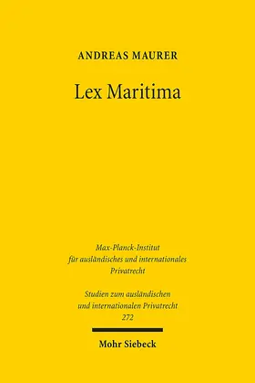 Maurer |  Lex Maritima | Buch |  Sack Fachmedien