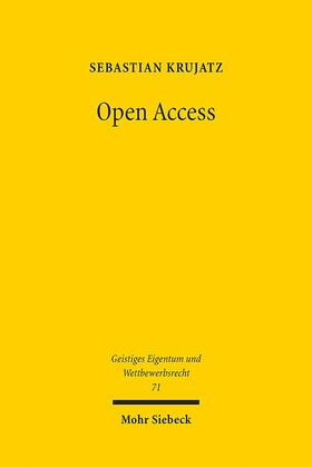 Krujatz |  Open Access | Buch |  Sack Fachmedien