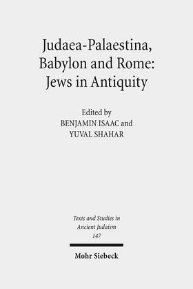 Isaac / Shahar |  Judaea-Palaestina, Babylon and Rome: Jews in Antiquity | eBook | Sack Fachmedien