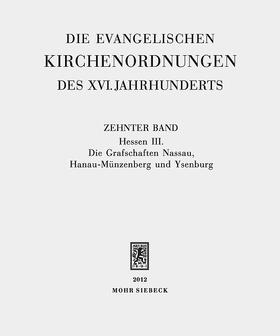 Wolgast / Sehling |  Die evangelischen Kirchenordnungen des XVI. Jahrhunderts | Buch |  Sack Fachmedien