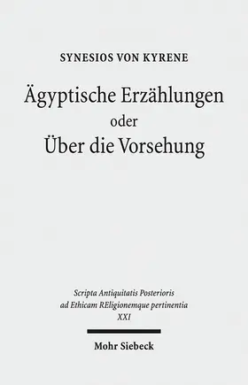 Bernard / Hose / Feder |  Ägyptische Erzählungen oder Über die Vorsehung | Buch |  Sack Fachmedien