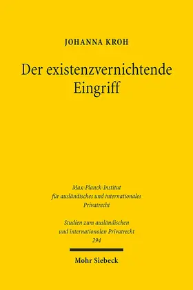 Kroh |  Der existenzvernichtende Eingriff | Buch |  Sack Fachmedien