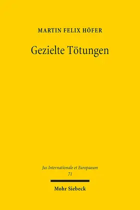 Höfer |  Gezielte Tötungen | Buch |  Sack Fachmedien