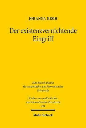 Kroh |  Der existenzvernichtende Eingriff | eBook | Sack Fachmedien