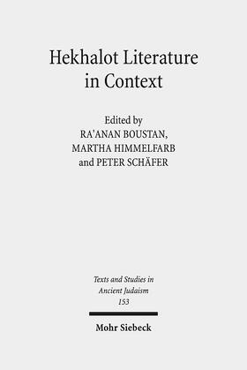 Boustan / Himmelfarb / Schäfer |  Hekhalot Literature in Context | eBook | Sack Fachmedien
