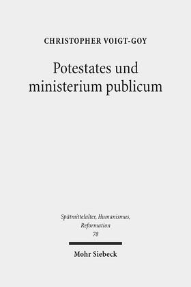 Voigt-Goy |  Potestates und ministerium publicum | Buch |  Sack Fachmedien