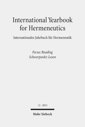 Figal |  International Yearbook for Hermeneutics / Internationales Jahrbuch für Hermeneutik | eBook | Sack Fachmedien