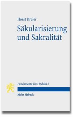 Dreier |  Säkularisierung und Sakralität | Buch |  Sack Fachmedien