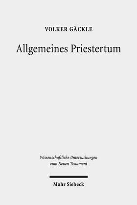 Gäckle |  Allgemeines Priestertum | Buch |  Sack Fachmedien