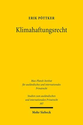 Pöttker |  Klimahaftungsrecht | eBook | Sack Fachmedien