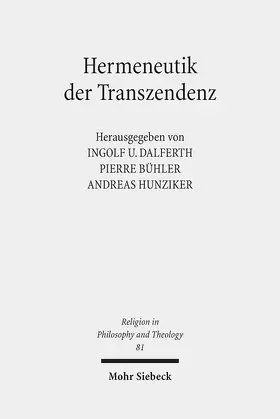 Dalferth / Bühler / Hunziker |  Hermeneutik der Transzendenz | Buch |  Sack Fachmedien