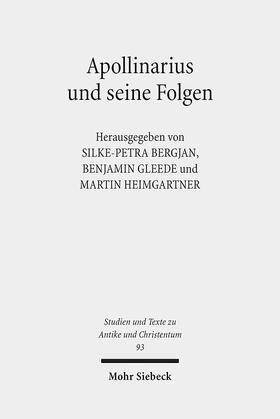 Bergjan / Gleede / Heimgartner |  Apollinarius und seine Folgen | Buch |  Sack Fachmedien