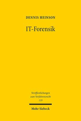 Heinson |  Heinson, D: IT-Forensik | Buch |  Sack Fachmedien