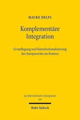 Delfs |  Komplementäre Integration | Buch |  Sack Fachmedien