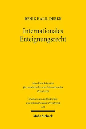 Deren |  Internationales Enteignungsrecht | Buch |  Sack Fachmedien