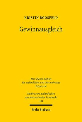 Boosfeld |  Gewinnausgleich | eBook | Sack Fachmedien