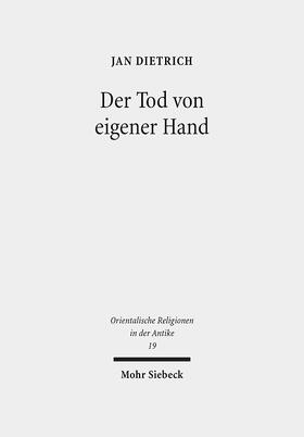 Dietrich |  Dietrich, J: Tod von eigener Hand | Buch |  Sack Fachmedien