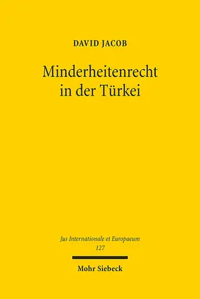 Jacob |  Minderheitenrecht in der Türkei | eBook | Sack Fachmedien