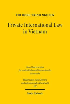 Nguyen |  Nguyen, T: Private International Law in Vietnam | Buch |  Sack Fachmedien