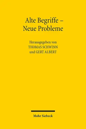 Schwinn / Albert |  Alte Begriffe - Neue Probleme | Buch |  Sack Fachmedien