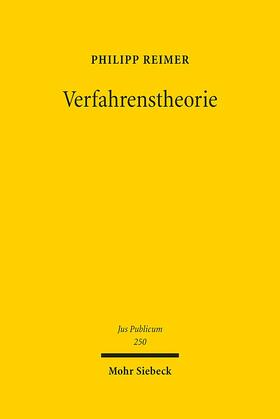 Reimer |  Verfahrenstheorie | Buch |  Sack Fachmedien