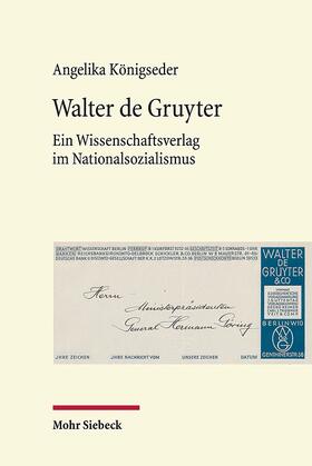 Königseder |  Königseder, A: Walter de Gruyter | Buch |  Sack Fachmedien