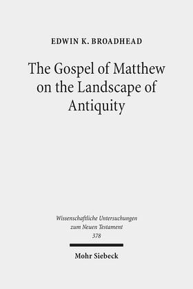 Broadhead |  Broadhead: Gospel of Matthew on the Landscape of Antiquity | Buch |  Sack Fachmedien