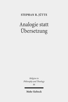 Jütte |  Analogie statt Übersetzung | eBook | Sack Fachmedien