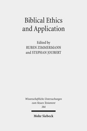 Zimmermann / Joubert |  Biblical Ethics and Application | Buch |  Sack Fachmedien