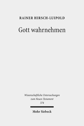 Hirsch-Luipold |  Hirsch-Luipold, R: Gott wahrnehmen | Buch |  Sack Fachmedien