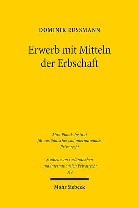 Rußmann | Erwerb mit Mitteln der Erbschaft | E-Book | sack.de