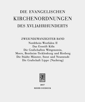 Sehling / Wolgast |  Die evangelischen Kirchenordnungen des XVI. Jahrhunderts | Buch |  Sack Fachmedien