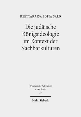 Salo |  Salo, R: judäische Königsideologie im Kontext | Buch |  Sack Fachmedien