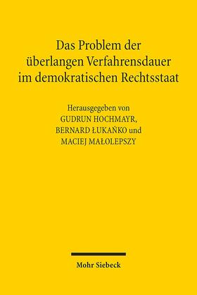 Hochmayr / Lukanko / Lukanko |  Das Problem der überlangen Verfahrensdauer im demokratischen Rechtsstaat | Buch |  Sack Fachmedien