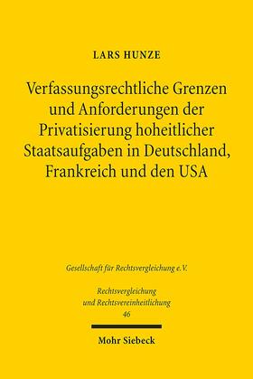 Hunze |  Hunze, L: Verfassungsrechtliche Grenzen und Anforderungen | Buch |  Sack Fachmedien