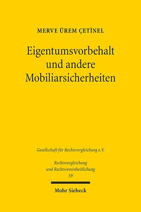 Ürem Çetinel / Ürem C¸etinel |  Ürem Çetinel, M: Eigentumsvorbehalt und andere Mobiliarsiche | Buch |  Sack Fachmedien